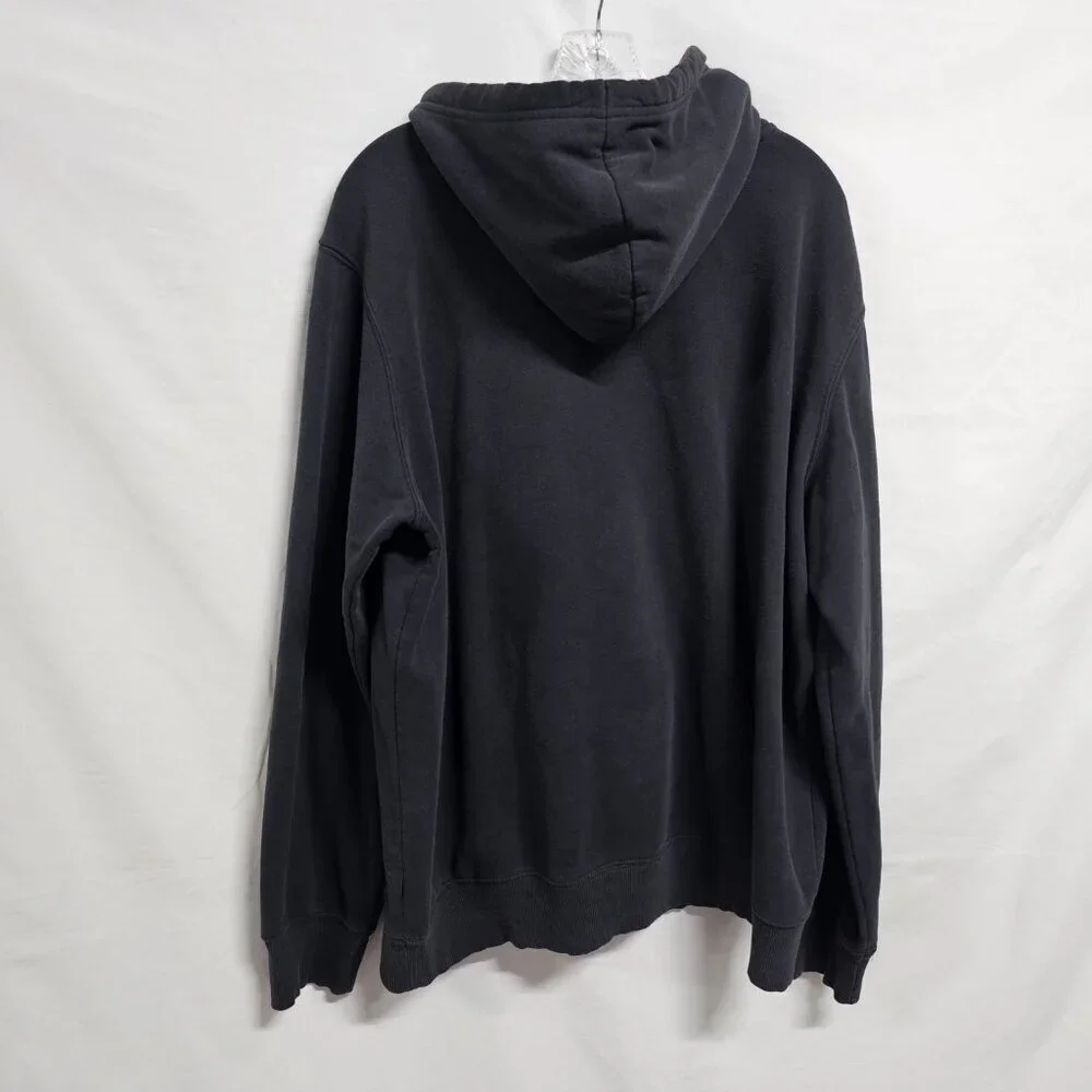 The North Face Mens Hoodie Size XL Black Distressed